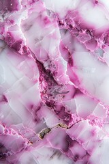 Close Up of Pink and White Marble