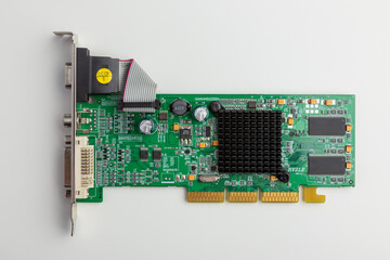 standard video card with universal agp slot