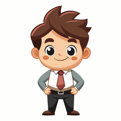 businessman cartoon character