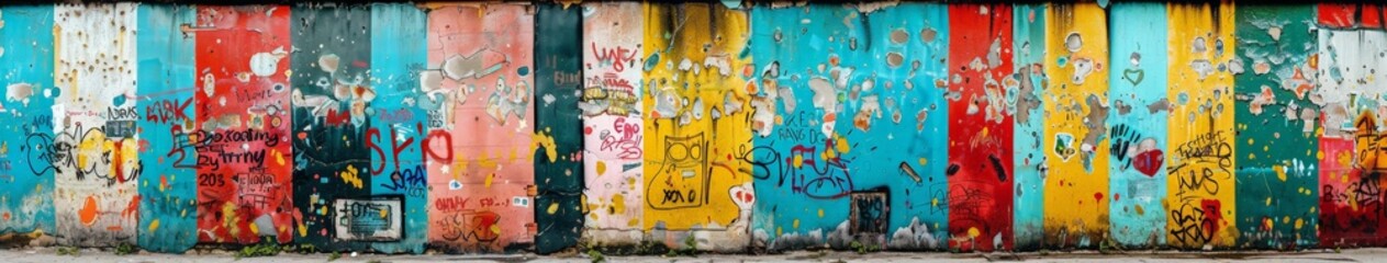 Colorful Graffiti Wall