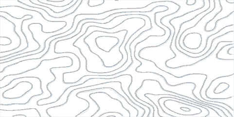 topographic contours map background with geometric lines, Blank Detailed Topographic Contour Map, Geographic mountain contours vector abstract background.
