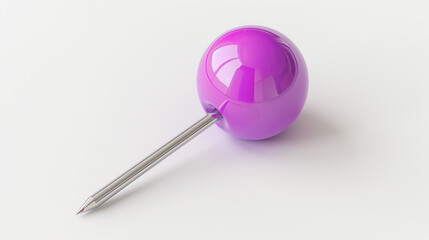 Red pins. Isolated pin pushpin thumbtack small plastic shadow. push pin paper clip thumbtack note office. Red pin collection on white, clipping path included. Pins Standing Out from the Crowd. 3D icon