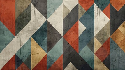 Exotic geometric shapes abstract background for design