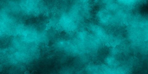 Abstract grunge blank and  mint green or blank texture surface background, Aquarelle paint paper textured canvas element for text design, Bright blue cloudy sky vector illustration.	
