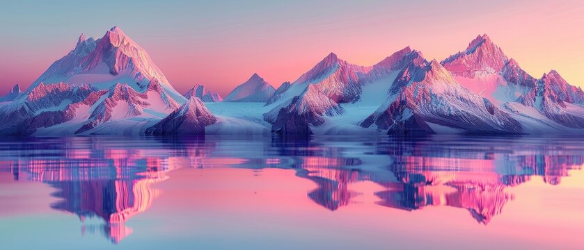 Pink Amethyst Mountains | Pink Amethyst | Mountains cheapest | Mountain Scene