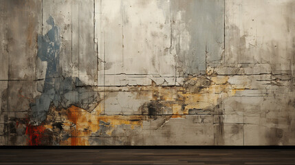 Contemporary Cracked Concrete Wall Textured Highly Detailed Background