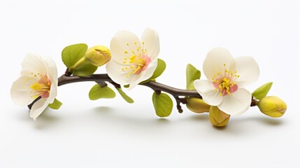 fresh quince blossom