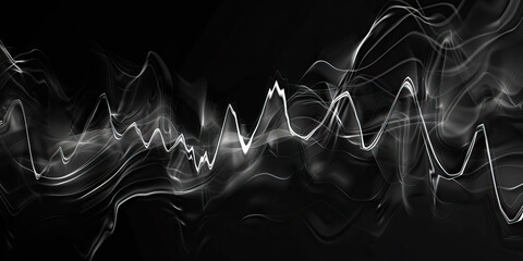 Fear (Black): A wavy line resembling a heartbeat monitor showing spikes