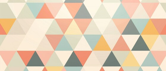 A simple geometric pattern in soft pastel colors