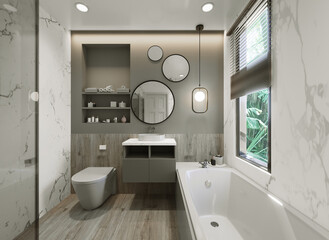 interior bathroom design minimal modern muji japanese style 