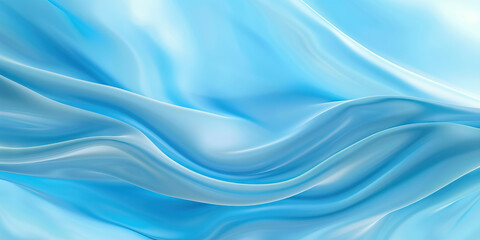 Fototapeta premium Compassion (Light Blue): A gentle curve resembling a hug, representing empathy and understanding