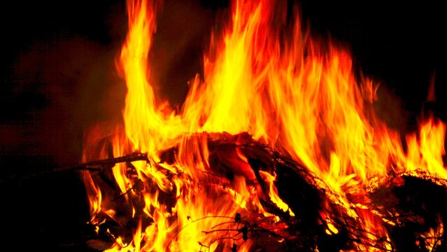 fuego en la calle