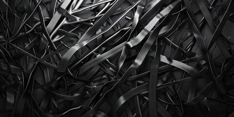 Anxiety (Black): A series of jagged, overlapping lines representing worry and unease