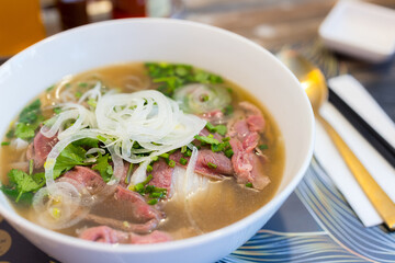 Vietnam traditional food pho roll