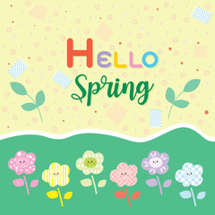 Spring flowers Hello
