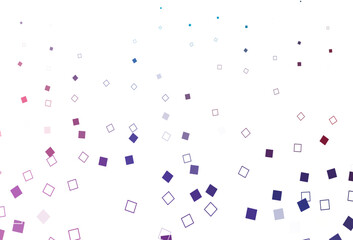 Light Blue, Red vector background with rectangles.