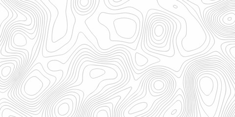 Topographic map background geographic line map with elevation assignments. The black on white contours vector topography stylized height of the lines map.