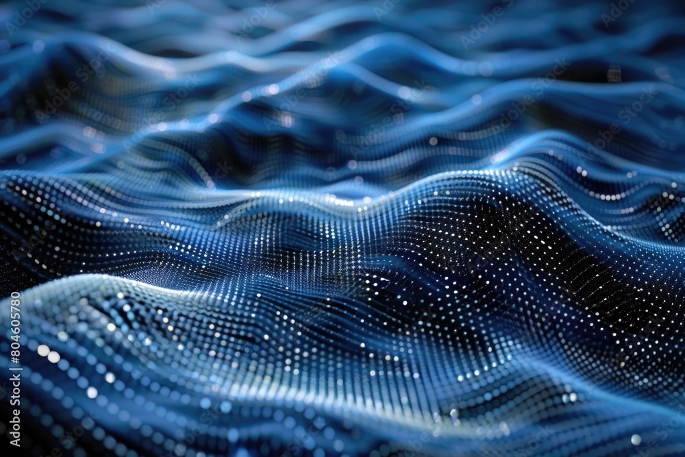 Poster detailed view of a water wave, suitable for various designs and projects