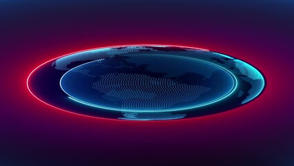 NEWS media animation futuristic background