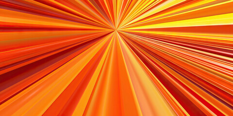 Fototapeta premium Excitement (Bright Orange): A series of diagonal lines converging at a point, indicating anticipation or eagerness.