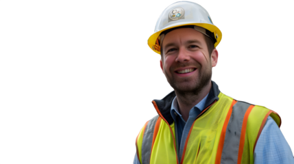 Man worker with helmet