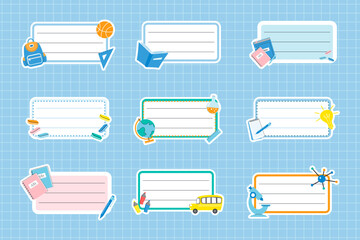 School stickers