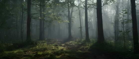 Obraz premium Mysterious forest