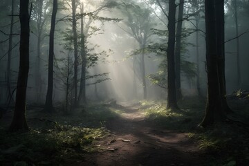 Obraz premium Mysterious forest