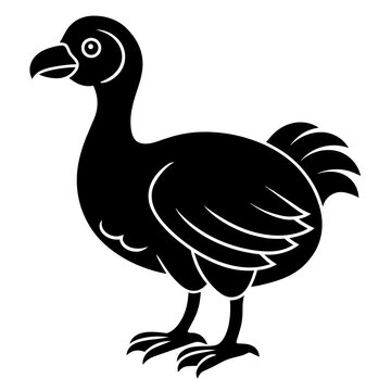 recommend clip art: Dodo logo vector art silhouette illustration icon