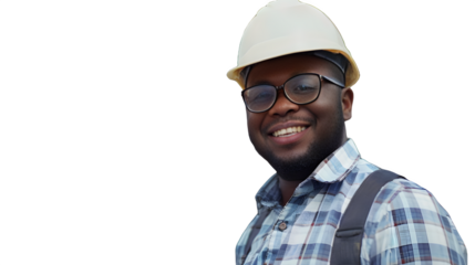 Man worker with helmet