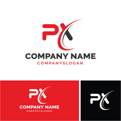 Letter-PX logo design, vector logo design 