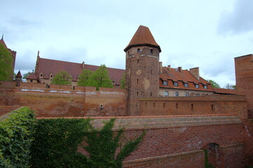 The Castle of the Teutonic Order in Malbork - Malbork Castle, Ordensburg Marienburg s a 13th-century castle complex located in the town of Malbork, Poland.