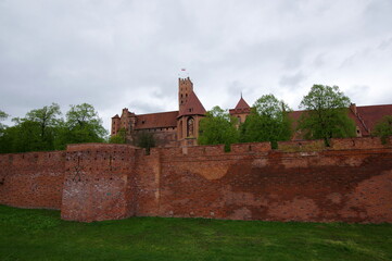 The Castle of the Teutonic Order in Malbork - Malbork Castle, Ordensburg Marienburg s a 13th-century castle complex located in the town of Malbork, Poland.
