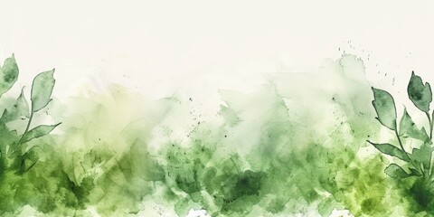 Watercolor Background for Business Presentation Generative AI