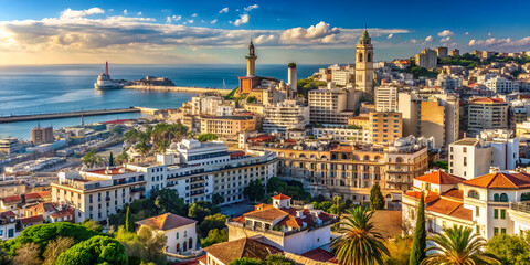 Fototapeta premium Beautiful view of the city