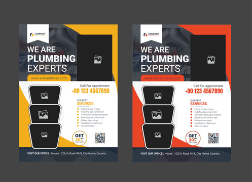 Plumber flyer