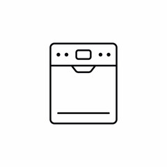 dish washer plate clean icon
