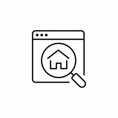 real estate website search icon
