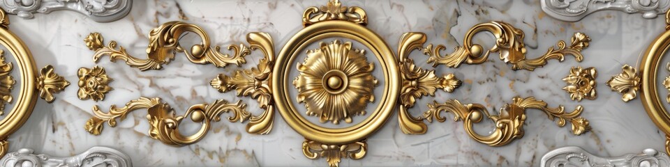 Lavish baroque, barocco ornate marble ceiling non linear reformation design. elaborate ceiling with intricate accents depicting classic elegance and architectural beauty - obrazy, fototapety, plakaty