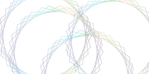 Abstract Multicolor Vector Blueprint on White Background with modern design. Vector abstract futuristic architecture concept with digital geometric connection lines