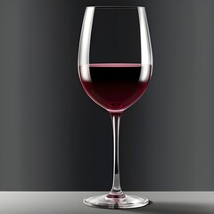 Close-Up of a Glass of Red Wine