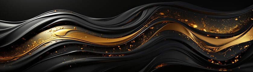Create a seamless, high-resolution, abstract background image with a dark, luxurious feel