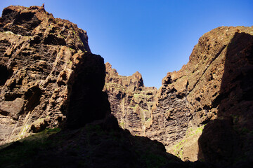 Masca Gorge is a narrow valley in the north-west of the island of Tenerife.