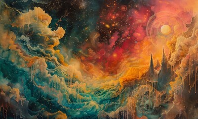 Interstellar Odyssey Celestial Journeys