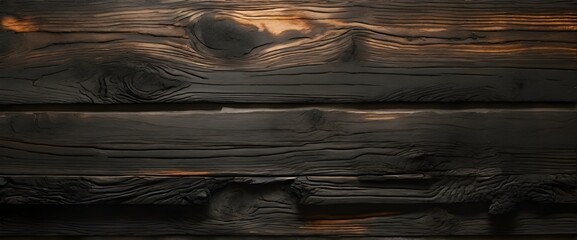 Close-Up of Burnt Wood Background Texture