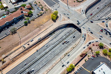 Freeway widening & Ramp Construction viewed from above
