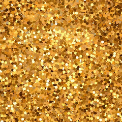 gold glitter. Sharp focus everywhere. Normal paper with gold glitter.