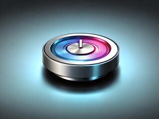 Close-Up of Power Button