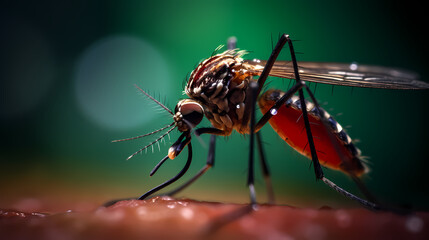 Close-up of a mosquito