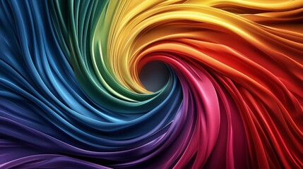 Naklejka premium Colorful fold background with circle in the center